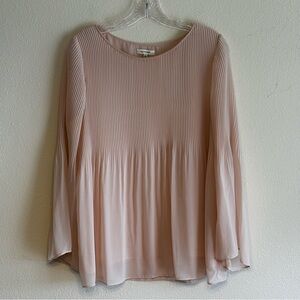 Max Studio Women's Pink Top Size L Bell Sleeve